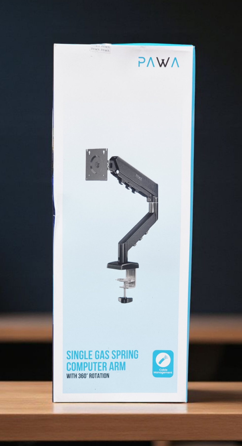 PAWA SINGLE GAS SPRING COMPUTER ARM