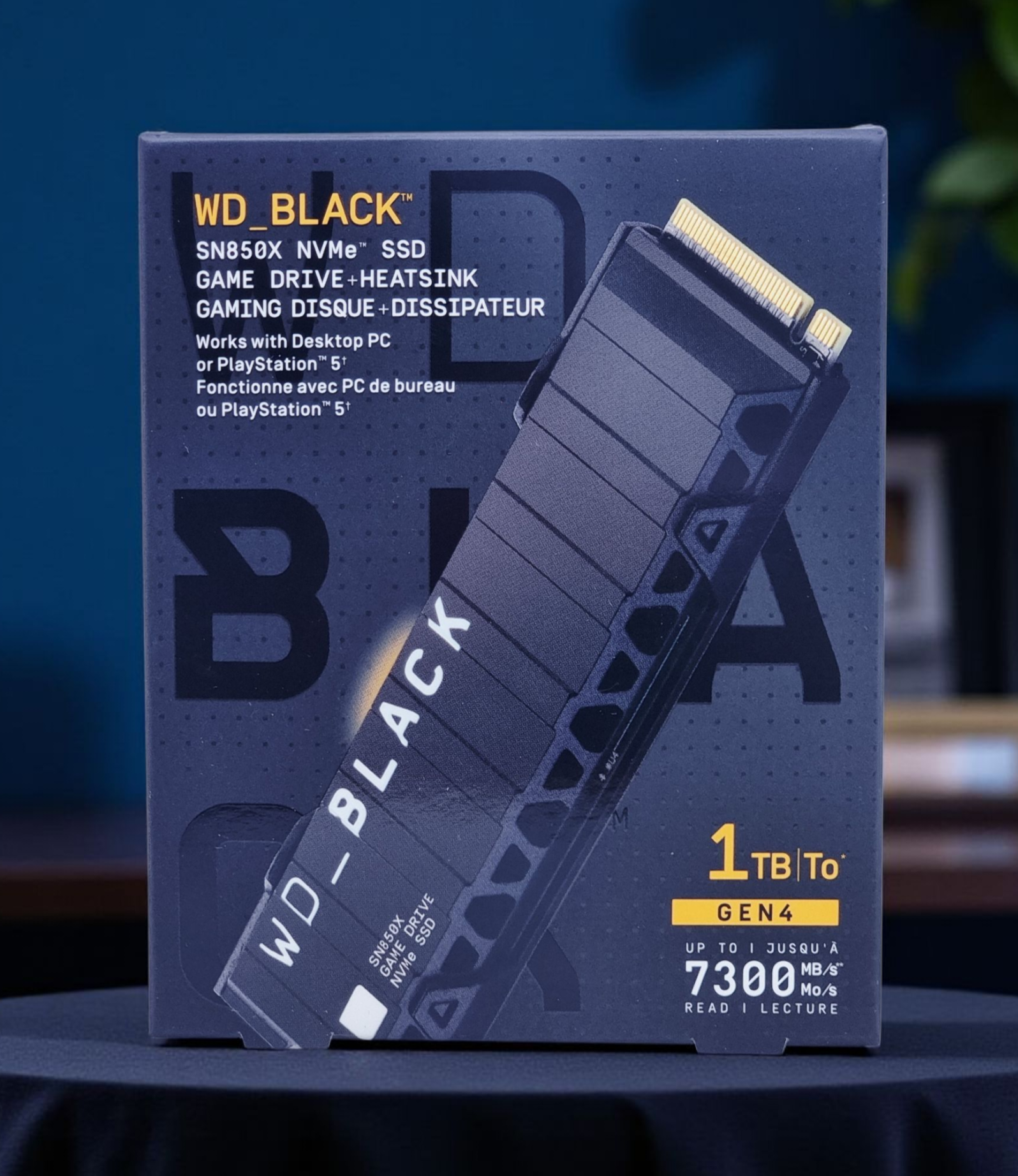 WD_BLACK SN850X NVMe SSD GAME DRIVE+HEATSINK 1TB