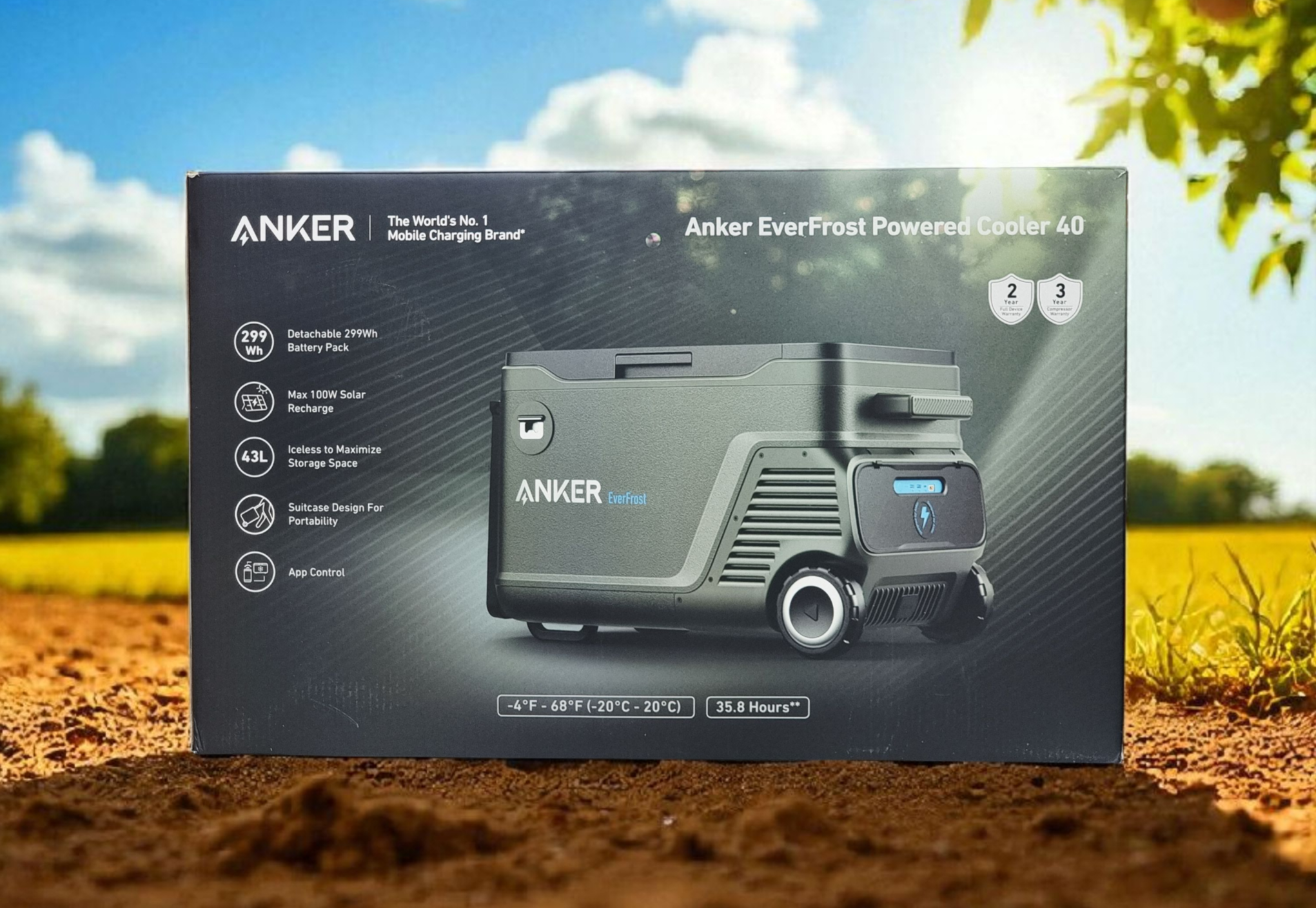 ANKER EVERFROST POWERED COOLER 40