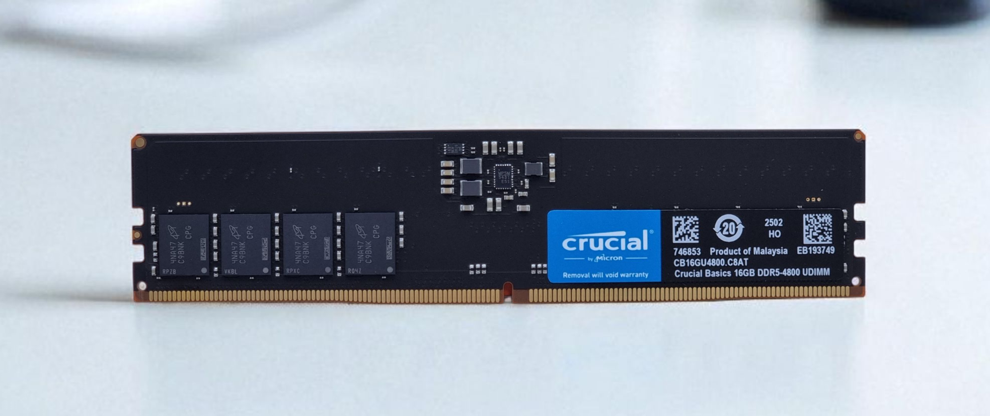 CRUCIAL BASICS RAM DESKTOP DDR5 16GB 4800