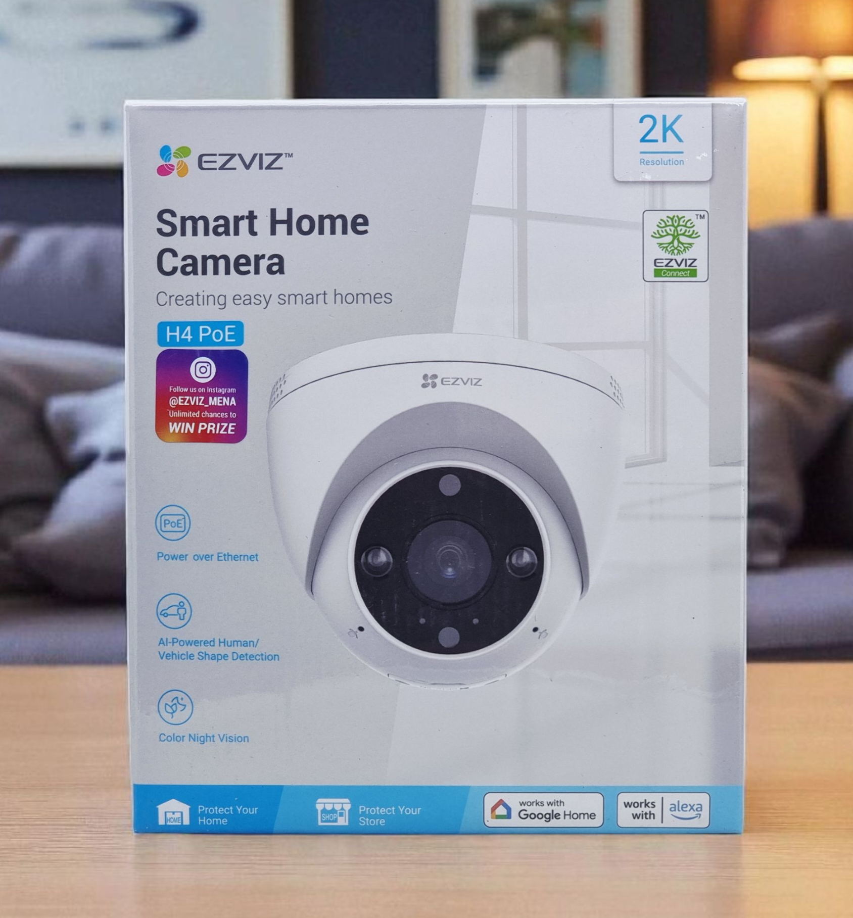 EZVIZ SMART HOME 2K CAMERA H4 POE