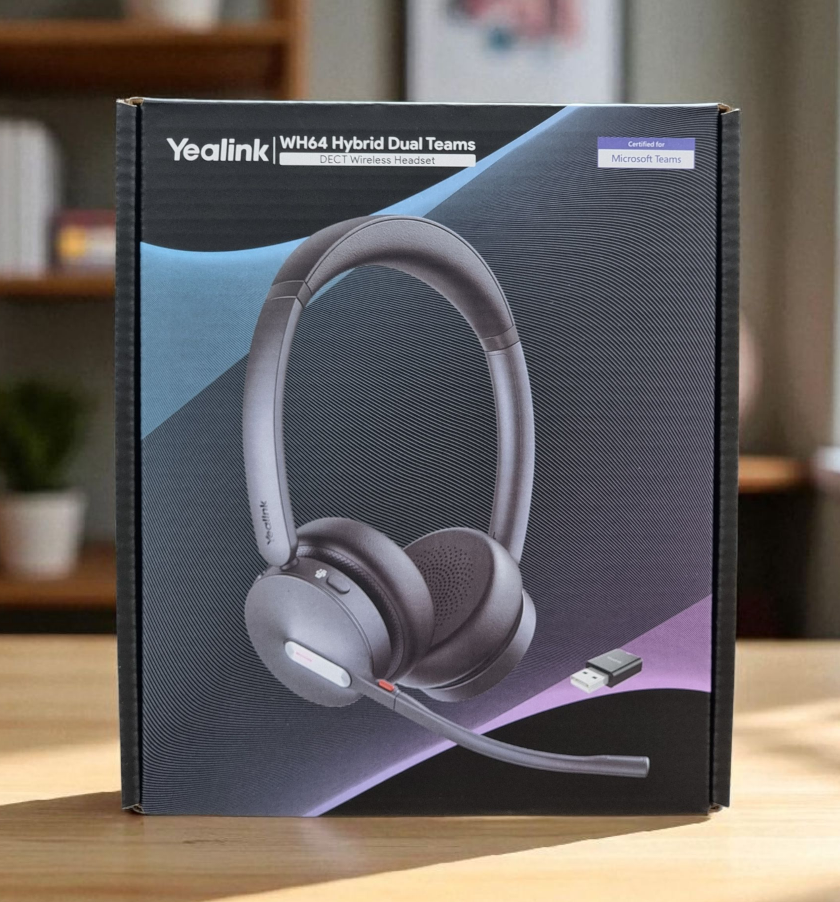 YEALINK WH64 HYBRID DUAL DECT AND BLUETOOTH WIRELESS HEADSET