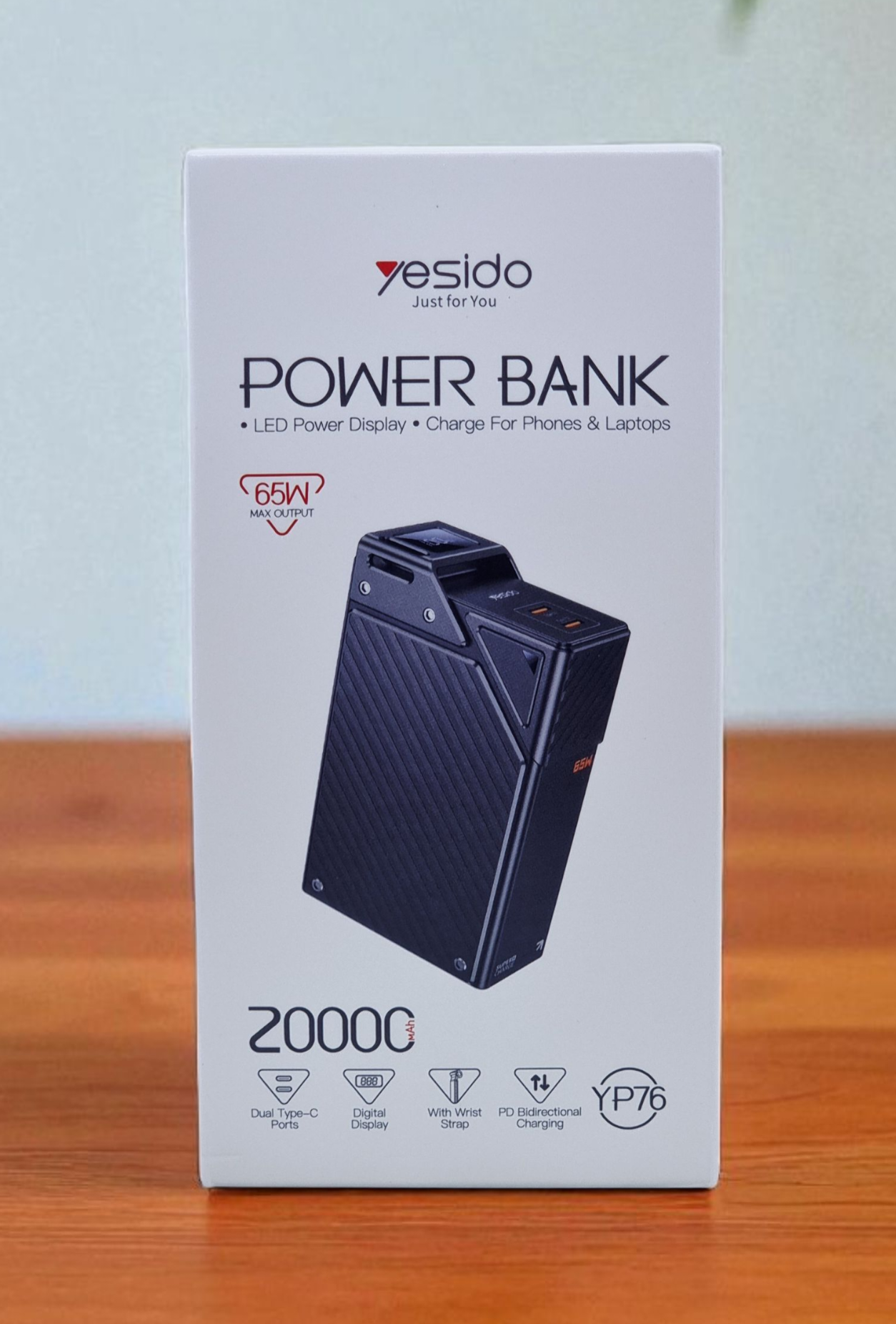 YESIDO 20000MAH POWER BANK  YP76