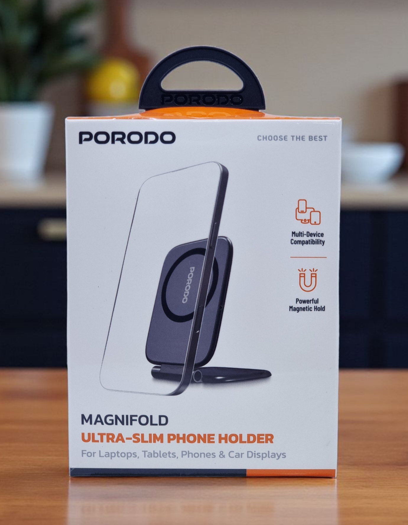 PORODO MAGNIFOLD ULTRA-SLIM PHONE HOLDER