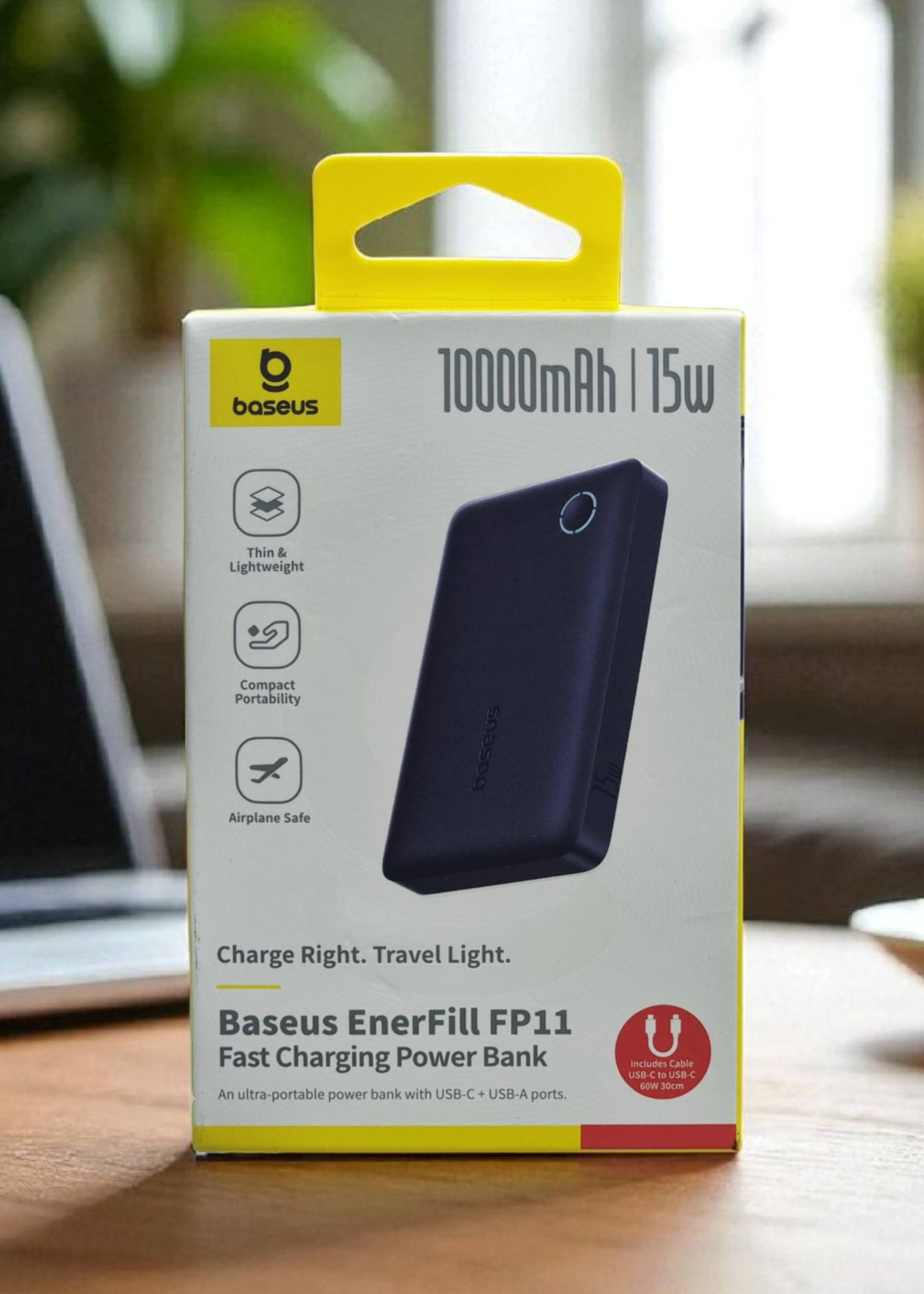 BASEUS ENERFILL FP11 FAST CHARGING 10000MAH 15W POWERBANK