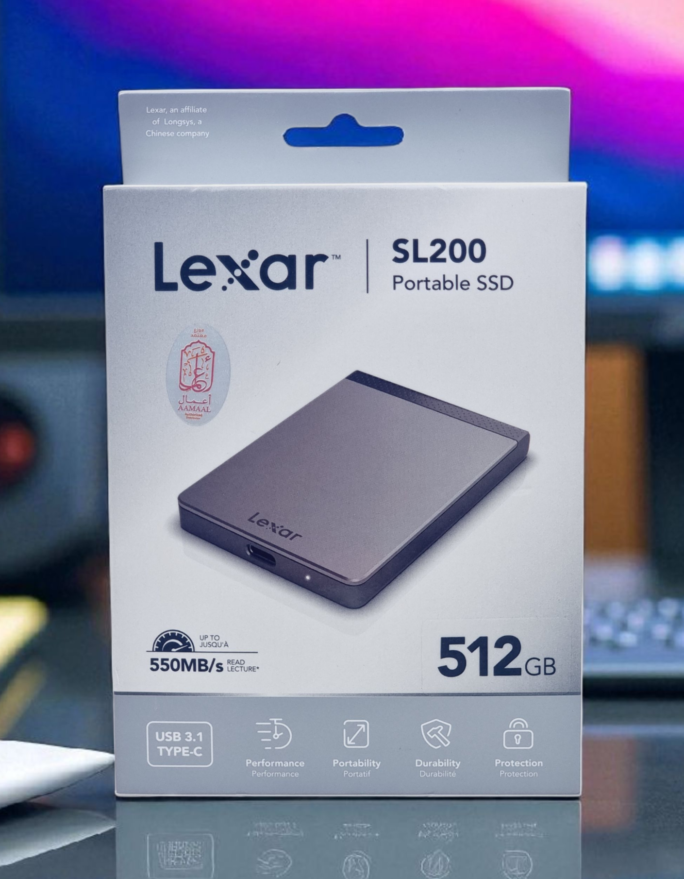 LEXAR SL200 PORTABLE SSD 512GB